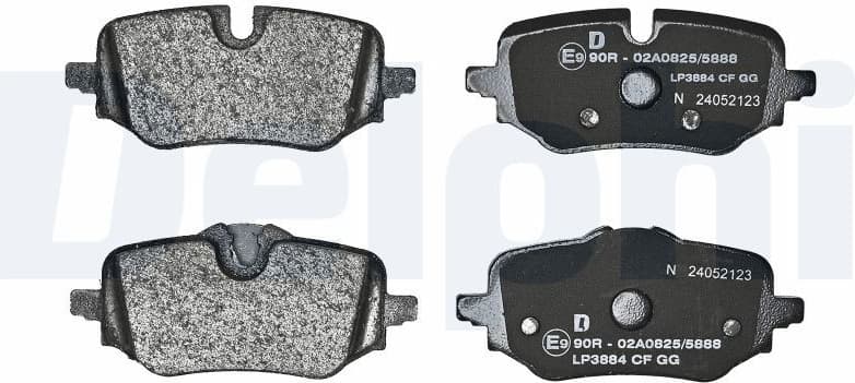 Brake Pad Set, disc brake LP3884 - image 2