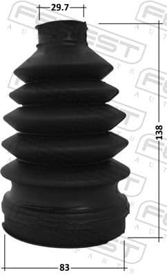 Bellow, drive shaft 3215P-ESC - image 2