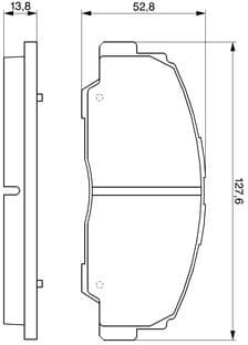 Brake Pad Set, disc brake 0986424297 - image 6