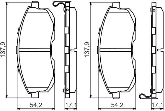 Brake Pad Set, disc brake 0986494572 - image 14