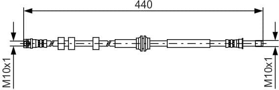 Brake Hose 1 987 481 430 - image 2
