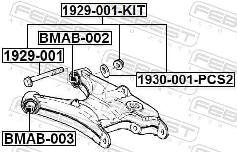 Camber Correction Screw 1929-001-KIT