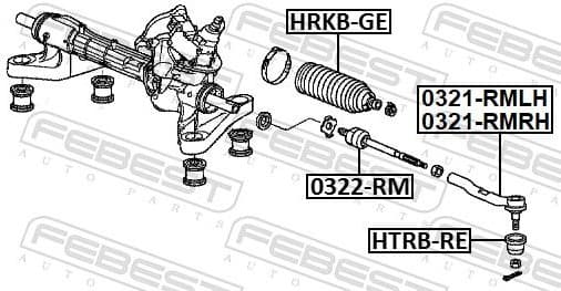 Tie Rod End 0321-RMLH - image 2