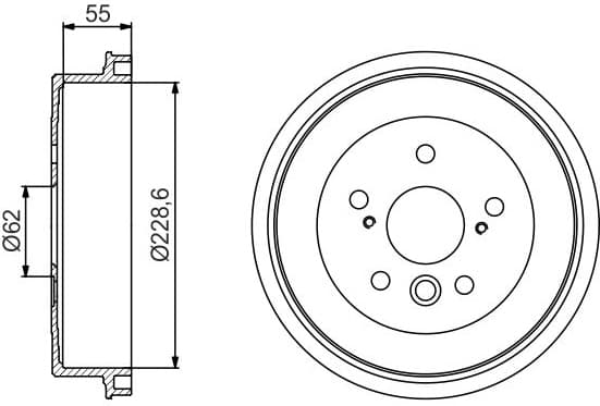 Brake Drum 0986477168 - image 2