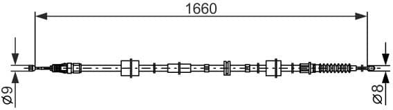 Cable Pull, parking brake 1 987 482 659 - image 10