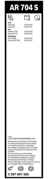 Wiper Blade Aerotwin Retrofit 3 397 007 565 - image 8