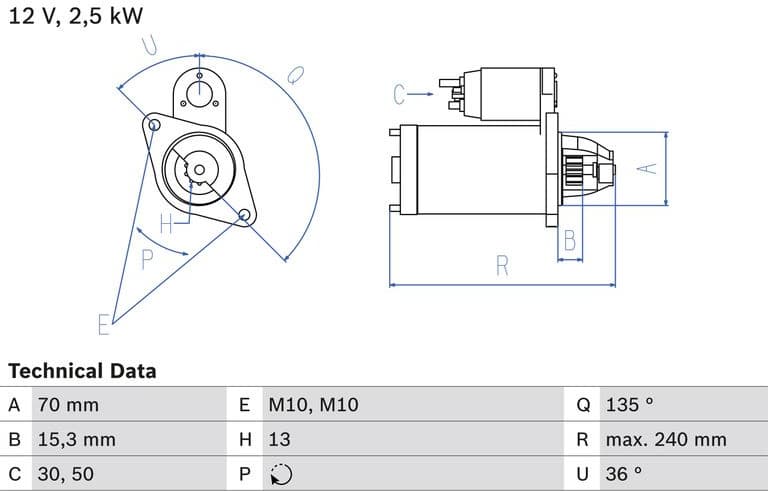 Starter 0 986 024 590 - image 2