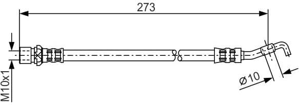 Brake Hose 1 987 476 212 - image 3