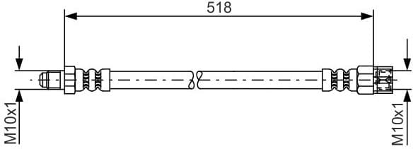 Brake Hose 1 987 481 007 - image 2