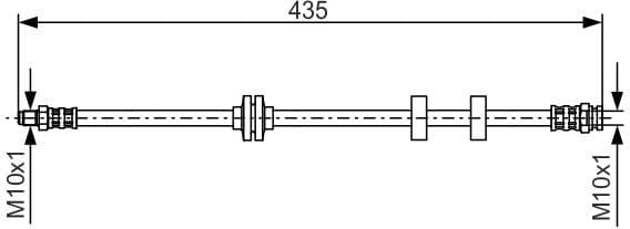 Brake Hose 1 987 476 878 - image 6