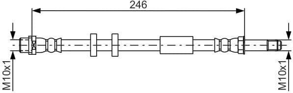 Brake Hose 1 987 481 714 - image 2