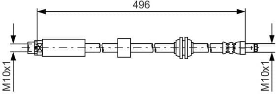Brake Hose 1987481590 - image 2