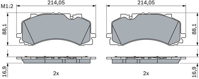 Brake Pad Set, disc brake 0 986 424 850 - image 9