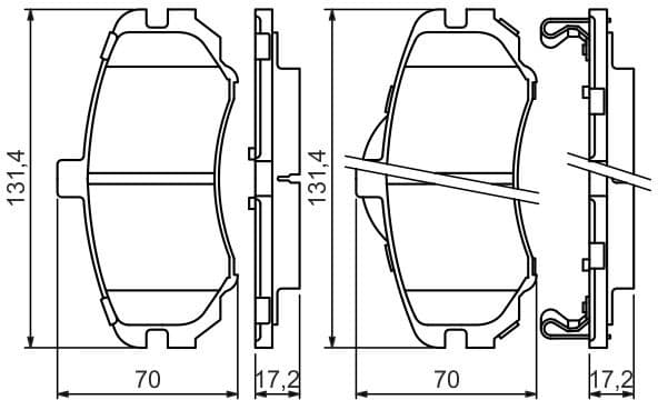 Brake Pad Set, disc brake 0986494426 - image 5