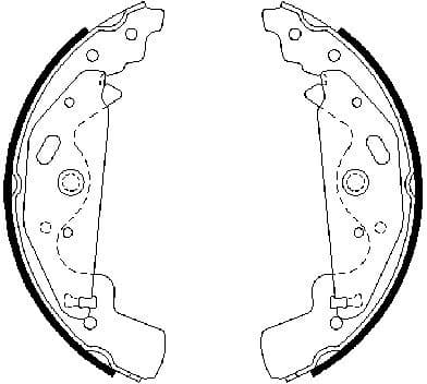 Brake Shoe Set 0986487643 - image 6