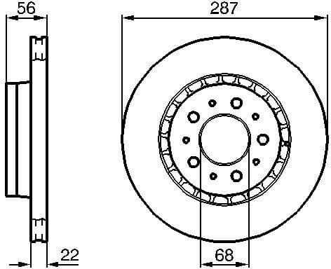 Brake Disc 0986478388 - image 2