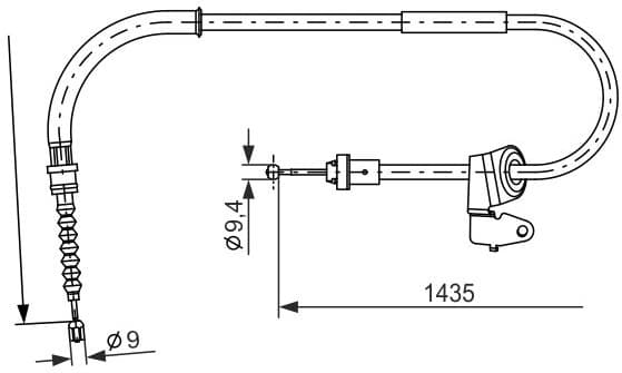 Cable Pull, parking brake 1987482230 - image 2
