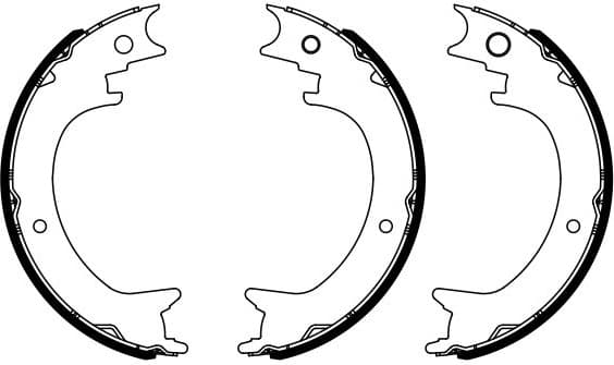 Brake Shoe Set, parking brake 0986487945 - image 6