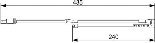 Warning Contact, brake pad wear 1 987 473 543 - image 10