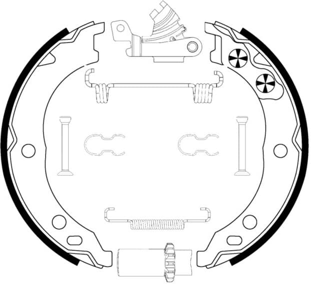 Brake Shoe Set, parking brake 0204113821 - image 10