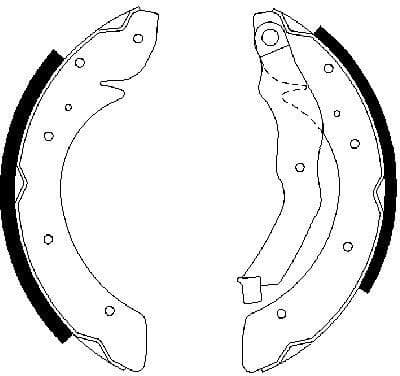 Brake Shoe Set 0986487528 - image 6