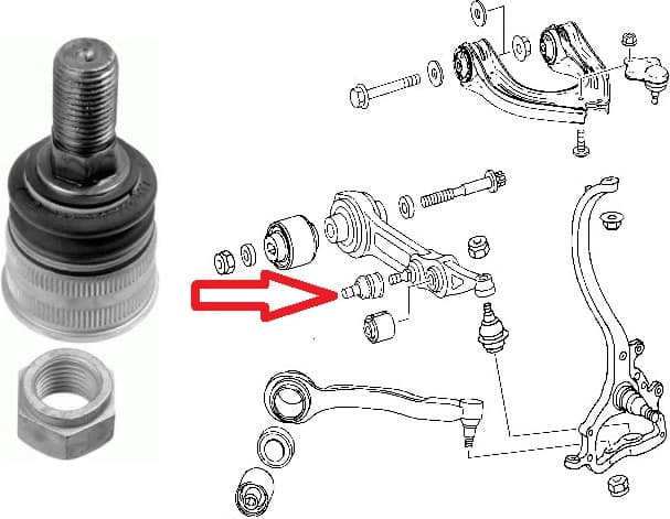 Joint, suspension 21667 02