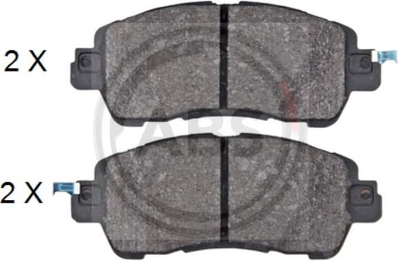 Brake Pad Set, disc brake 35107