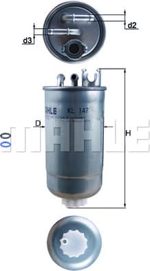 Filter diesel fuel KL147D - image 7