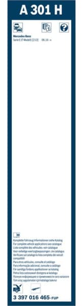 Wiper Blade Rear Aerotwin 3 397 016 465 - image 8