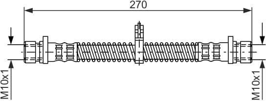 Brake Hose 1 987 476 349 - image 6