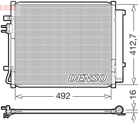 Condenser, air conditioning DCN43015