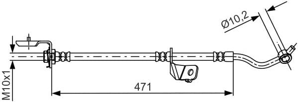 Brake Hose 1987481716 - image 2