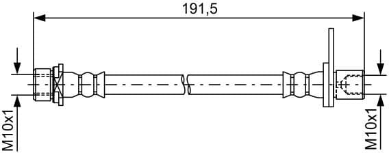Brake Hose 1 987 481 738 - image 2