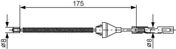 Cable Pull, parking brake 1987477906 - image 7