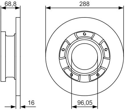 Brake Disc 0986479A50 - image 10