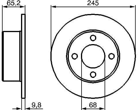Brake Disc 0986478073 - image 3