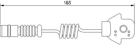 Warning Contact, brake pad wear 1987474963 - image 7
