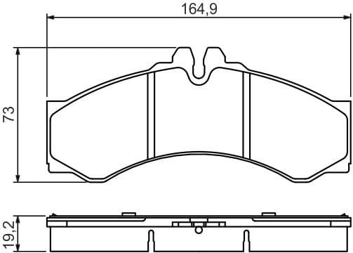Brake Pad Set, disc brake 0986424832 - image 8