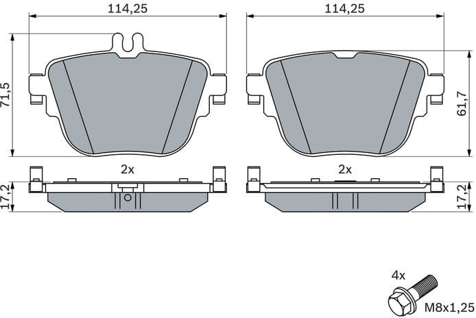 Brake Pad Set, disc brake 0 986 424 859 - image 8