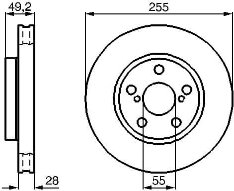 Brake Disc 0986478858 - image 2