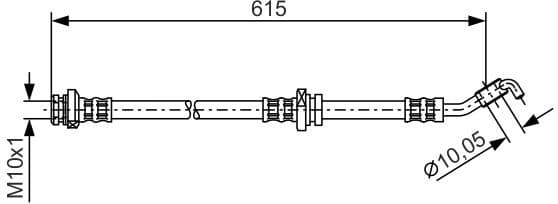 Brake Hose 1 987 476 362 - image 6