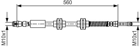 Brake Hose 1 987 481 664 - image 2