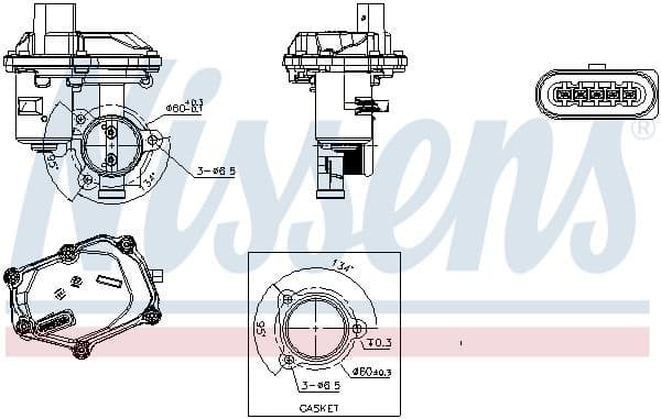 EGR Valve ** FIRST FIT ** 98340 - image 7