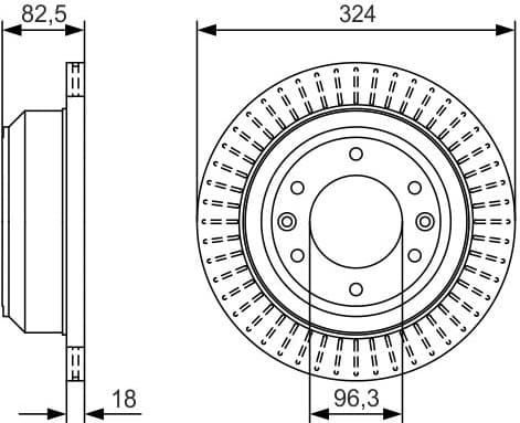 Brake Disc 0986479U29 - image 2