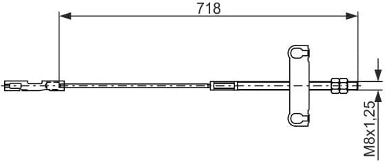 Cable Pull, parking brake 1 987 482 876 - image 8