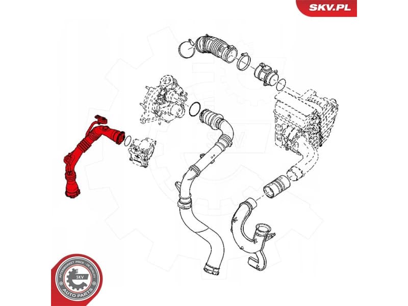 Charge Air Hose 24SKV510 - image 4