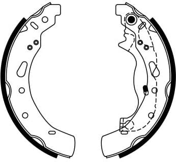 Brake Shoe Set 0986487767 - image 6