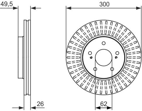 Brake Disc 0986479787 - image 2