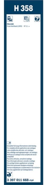 Wiper Blade Rear 3 397 011 668 - image 7