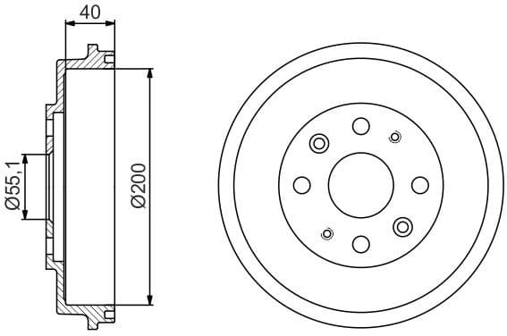 Brake Drum 0986477191 - image 2